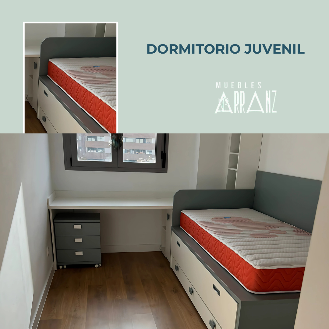 dormitorio juvenil-cama movil